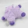 Doudou semi plat éléphant mauve violet SOFT FRIENDS