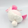 Doudou musical oiseau rose blanc vichy JACADI