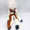 Peluche singe blanc marron gris avec bébé WILD REPUBLIC