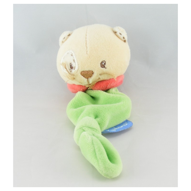 Mini Doudou ours vichy carreaux bleu KALOO