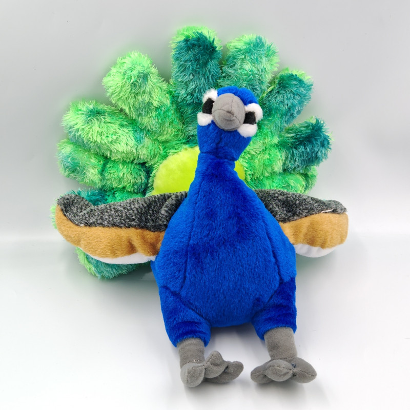 Peluche paon WILD REPUBLIC