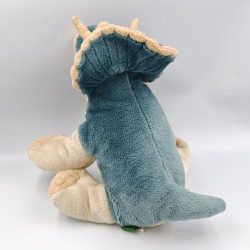 Peluche dinosaure bleu beige Tricératops WILD REPUBLIC