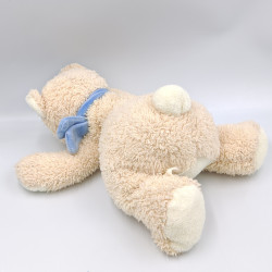 Doudou chat ours beige blanc cerf volant BENGY