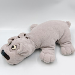 Ancienne Peluche chien gris marron Pitou Puppy vintage