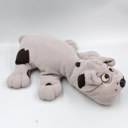 Ancienne Peluche chien gris marron Pitou Puppy vintage