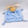Doudou plat lapin plume bleu Blue KALOO