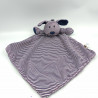 Doudou plat chien bleu marine violet JELLYCAT