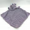 Doudou plat chien bleu marine violet JELLYCAT