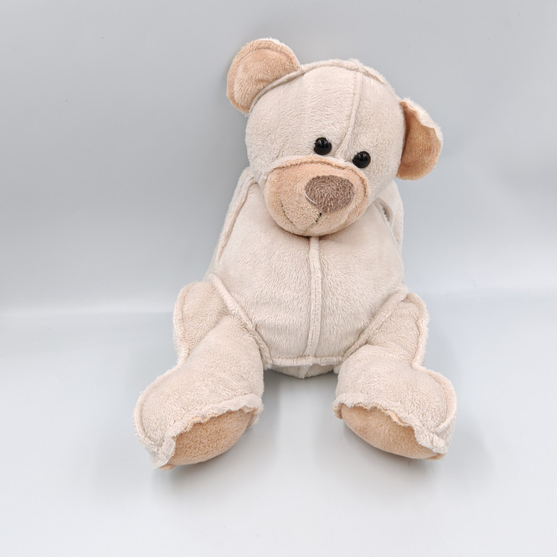 Doudou ours blanc écru beige CP INTERNATIONAL