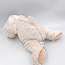 Doudou ours blanc écru beige CP INTERNATIONAL