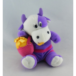 Doudou vache rose violet MILKA
