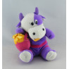 Doudou vache rose violet MILKA
