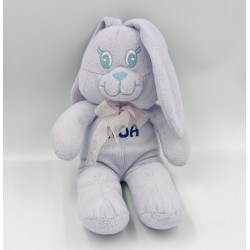 Doudou lapin bleu avec...