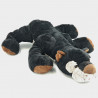 Peluche panthère noir marron gris