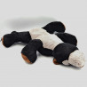 Peluche panthère noir marron gris