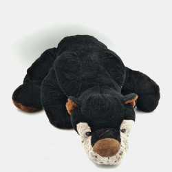 Peluche panthère noir marron gris