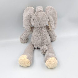 Doudou éléphant gris écru NICOTOY