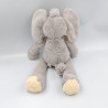 Doudou éléphant gris écru NICOTOY