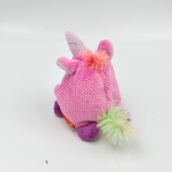 Mini doudou boule licorne rose MINIFEET