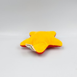 Doudou étoile rouge jaune NATURE PLANET