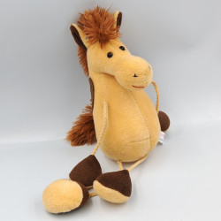 Doudou girafe beige marron TYNIBEP KPATHA