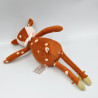Doudou biche faon marron blanc pois SERGENT MAJOR