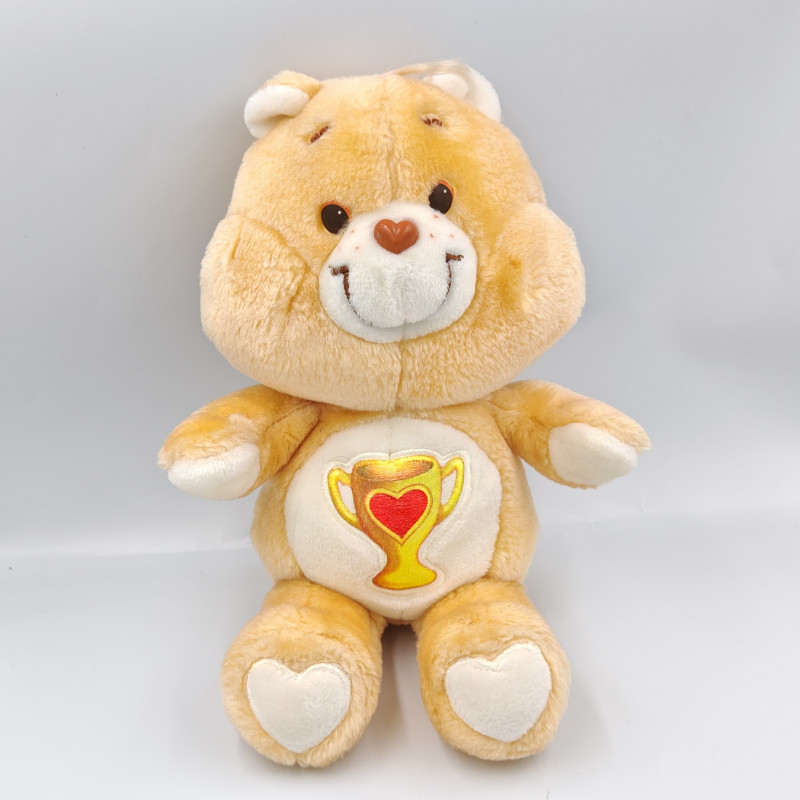Ancienne Peluche Bisounours orange coupe Groschampion CARE BEARS 1985