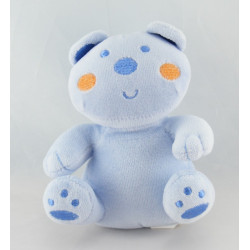 Mini doudou ours bleu AUCHAN