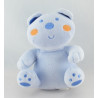 Mini doudou ours bleu AUCHAN