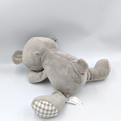 Doudou ours gris blanc abeille Maya IMAGIN