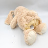 Peluche sac range pyjama lapin beige blanc LASCAR