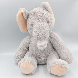 Peluche éléphant gris beige UNIQUE LIVING