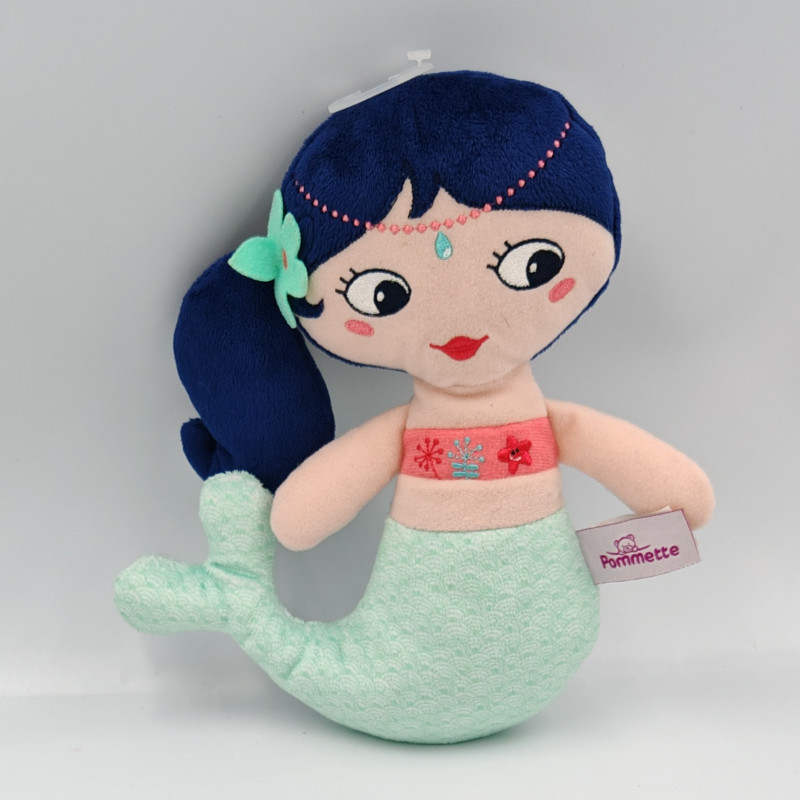 Doudou poupée sirène POMMETTE