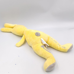 Doudou lapin jaune gris OBAIBI
