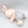 Peluche Puffalump lapin rose mauve Je t'aime BIKIN