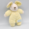Doudou souris jaune rayé NOUNOURS