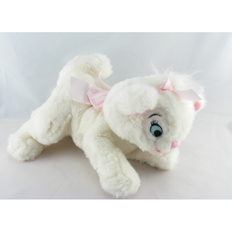 Peluche chat blanc Marie Les Aristochats DISNEY STORE 