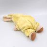 Doudou ours déguisé en lapin beige jaune NICOTOY