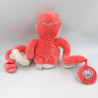 Doudou eveil oiseau pingouin rose blanc beige Daisy et Coco hochet NOUKIE'S