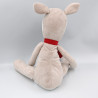 Doudou biche elan beige blanc rouge OBAIBI