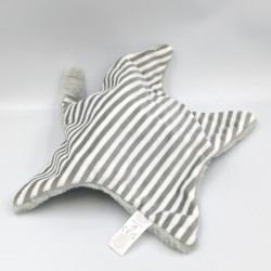 Doudou plat koala gris blanc KEELECO