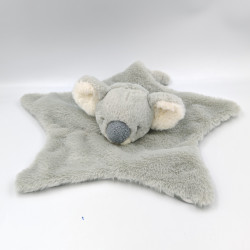 Doudou plat koala gris blanc KEELECO