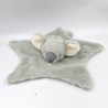 Doudou plat koala gris blanc KEELECO