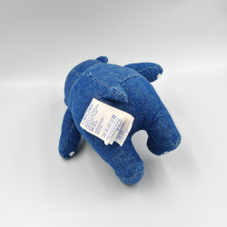 Doudou ours bleu jean OBAIBI