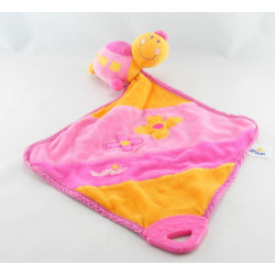 Doudou papillon coccinelle rose orange BABYSUN