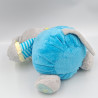 Doudou chien gris bleu vert OBAIBI