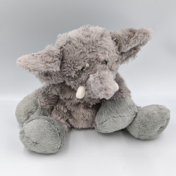 Doudou peluche éléphant gris TOODO