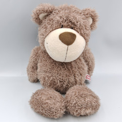 Doudou peluche ours beige marron NICI