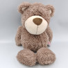 Doudou peluche ours beige marron NICI