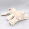 Doudou lapin blanc beige Amélie et Mélanie RAYNAUD
